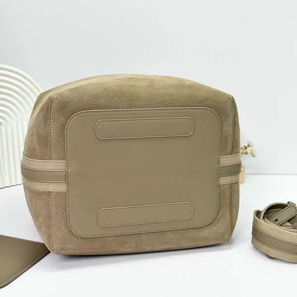 Loro Piana Bale Bag 36cm Beige Smooth Cow Leather