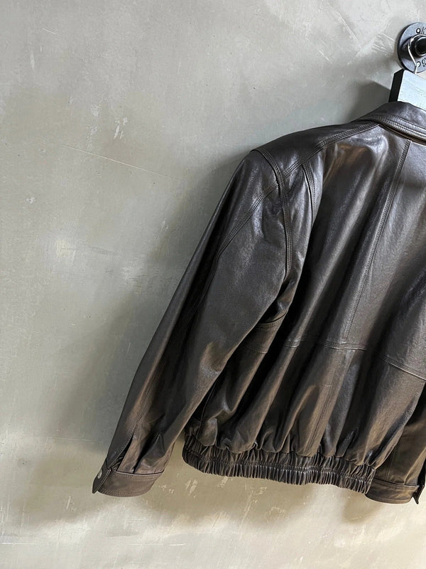 BLOUSON EN CUIR YSL 25S STYLE 220