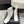 Alaia 2025 Square Toe High Heeled Ankle Boot White Calfskin 558667