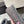 Alaia 2025 Ballet Flat Gray Suede Wool 558652