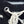 CD 25 Abito a maniche lunghe in maglia a righe in cotone nero