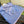 GG Scarf 140CM Periwinkle Blue Twill Silk 293462