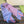 GG Scarf 140CM Blue Pink Twill Silk 293464