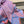 GG Scarf 140CM Blue Pink Twill Silk 293464