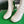 Chanel High-Top Boots Platform Heel 7cm Cream Glossy Leather 507533