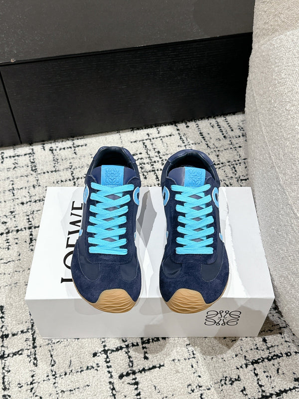 Sneaker Loewe 25 Ballet Runner 2.0 in pelle scamosciata blu