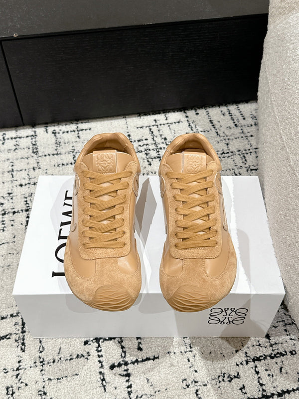 Loewe 25 Ballet Runner 2.0 Sneaker Beige Suede