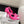 KNIFE KNOT 95MM PUMP IN BRIGHT PINK STRETCH CUPRO AND NYLON JERSEY