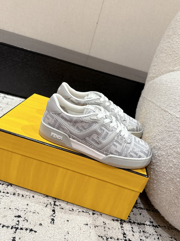 Fendi Match Trainers Grey Denim 679608