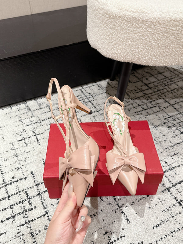 VT 25 Bowow Slingback Pink Sheepskin 327737