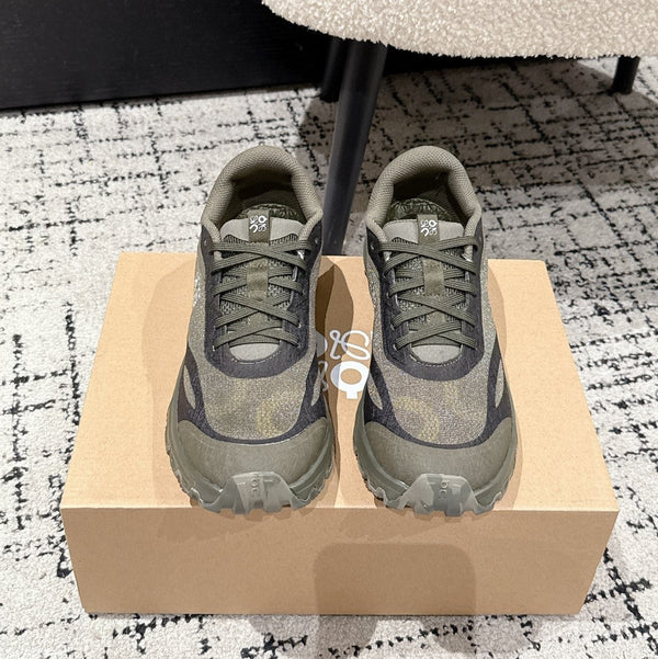 Loewe Ballet Runner 2.0 Sneaker Khahi Green Suede 500517