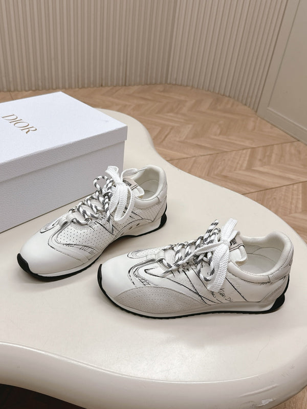 CD 25 Sketch Sneaker Calfskin with Suede 241609