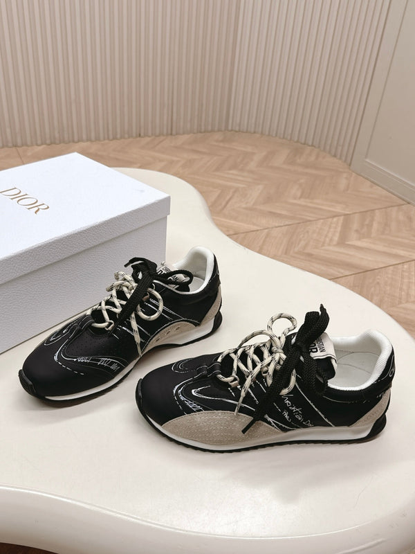 CD 25 Sketch Sneaker Calfskin with Suede 241609