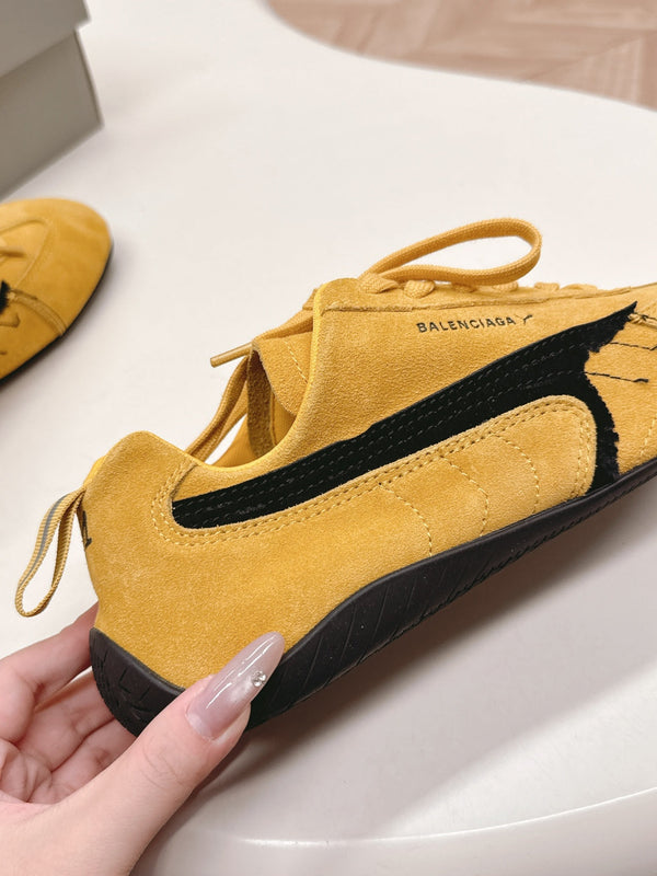 Puma x Balenciaga Speedcat Sneaker Daim Jaune 565084