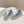 Baskets plateforme PRA 2026S 50 Daim de vache bleu 663496
