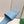 BV Parco Slide Light Blue Intrecciato Woven Leather 798041