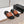 CC Flat Slip-on Sandals Brown Grain Leather 798337