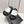 CC Flat Slip-on Sandals White Glossy Leather 798342