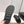 CC Flat Slip-on Sandals Black Glossy Leather 798341