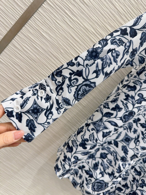 LV 25 Flower Shirt Cotton