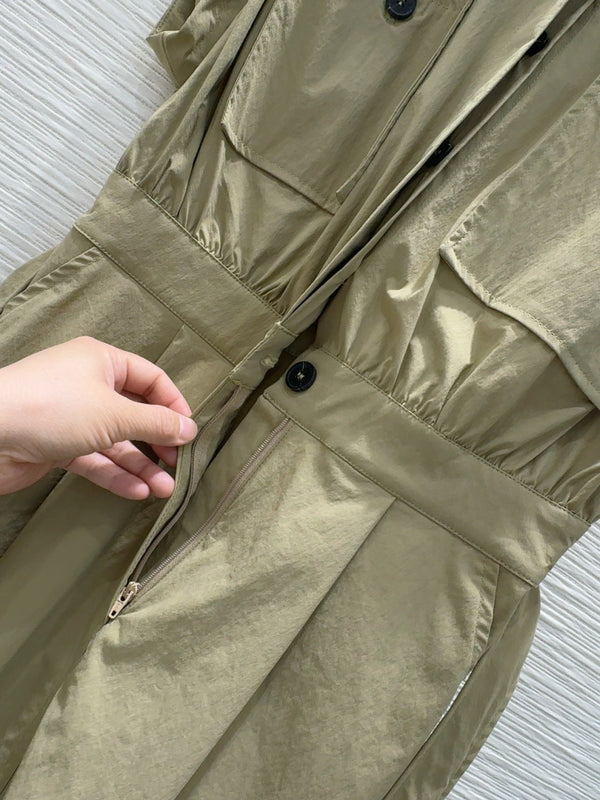 YSL 2025 Abito Beige Nylon