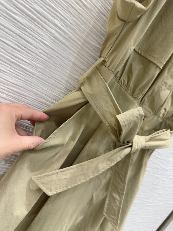 YSL 2025 Abito Beige Nylon