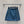 LV 25 Skirt Suit Series Personality Denim Blue Cotton
