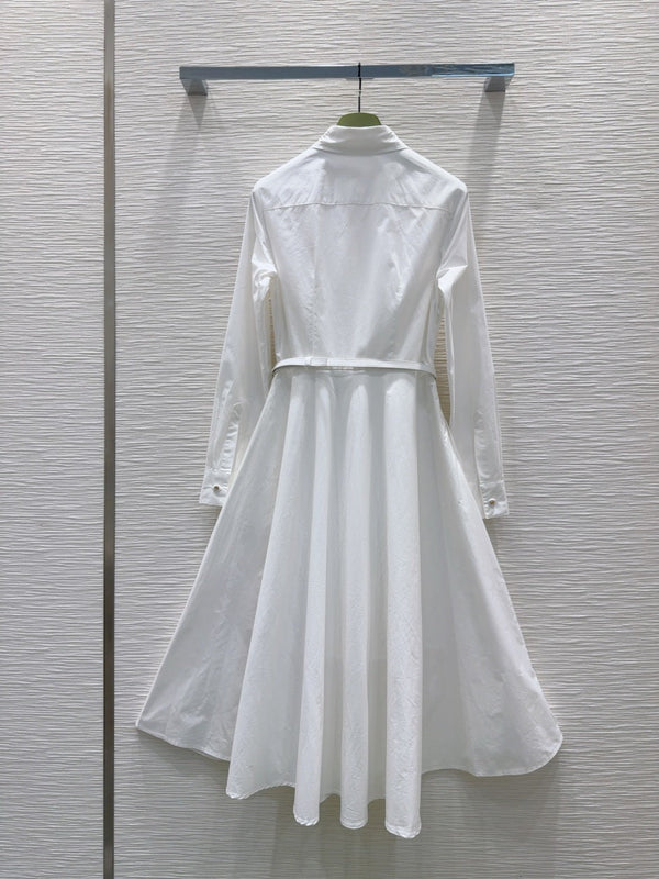 Gucci 2025 Shirt Dress White Cotton