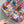 LV 25 Cheerful Pattern Dress Mulicolor Polyester Cotton