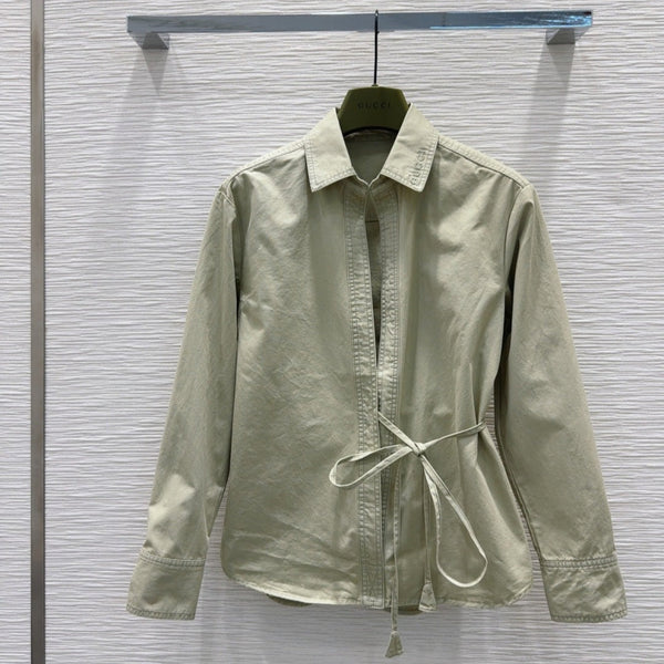 Gucci 25 Shirt Green Cotton
