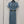 Celine 25 Short-sleeve Denim Dress Blue Cotton
