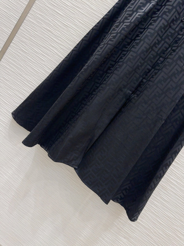 Fendi 2025 Shirt Dress Black Viscose