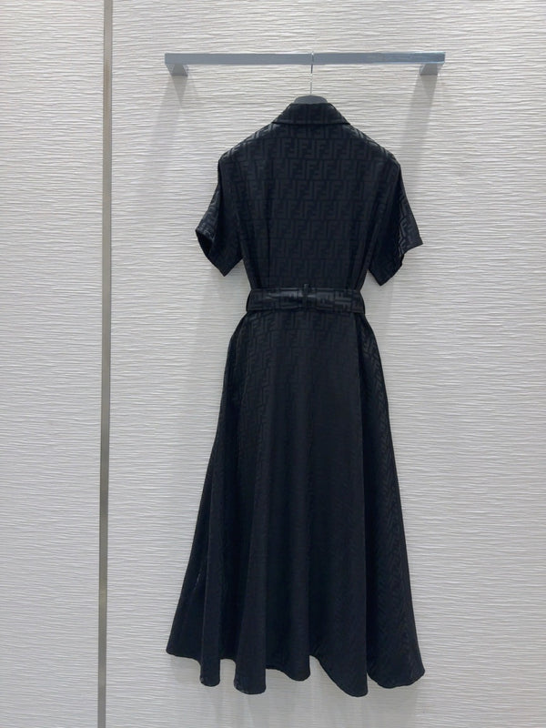 Fendi 2025 Shirt Dress Black Viscose