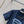 LV 25 Metal Zipper Decoration On The Left Shoulder Dress Blue Cotton