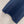 LV 25 Metal Zipper Decoration On The Left Shoulder Dress Blue Cotton