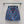 LV 25 Cherry Denim Skirt Blue Cotton