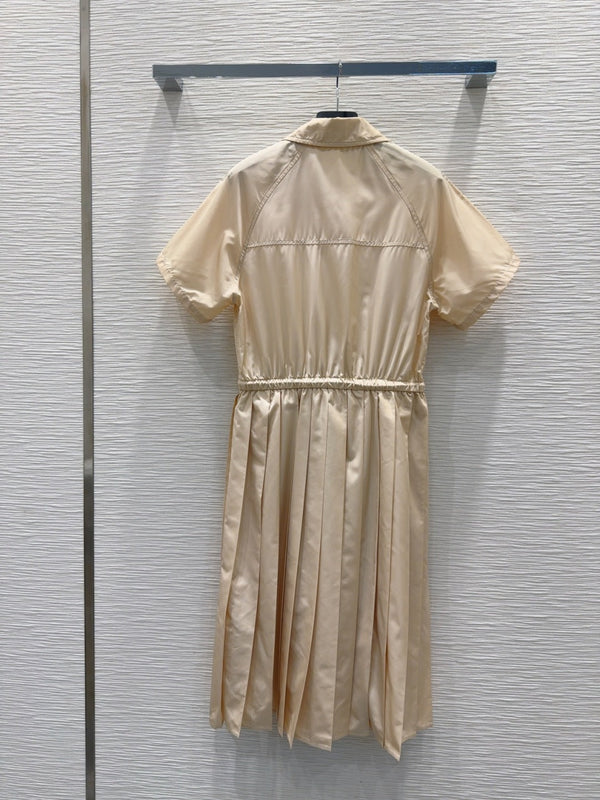 Prada 2025 Shirt Dress Beige Polyester