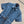 LV 25 Both Muscular Soft Elastic Waist Denim Dress Blue Cotton
