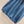 LV 25 Both Muscular Soft Elastic Waist Denim Dress Blue Cotton