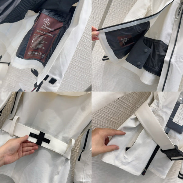 Moncler 25 Jacket White Mix Black Polyester