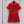 GG Crêpe Dress With Double G Button Red Wool 346689