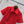 GG Crêpe Dress With Double G Button Red Wool 346689