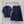 Miu PE26 Ensemble Polo Jupe plissée Bleu Marine Polyester Coton 351275