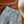 Jeans CC 25 con ricamo Camellia Hollow, in denim di cotone azzurro chiaro 