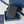 CD Vertical Bifold Card Holder Black Grain Cowhide