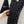 YSL 26s V-Neck Maxi Dress Black White Silk 398891