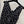 YSL 26s V-Neck Maxi Dress Black White Silk 398891