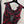 YSL 26s V-Neck Maxi Dress Black Red Silk 398892