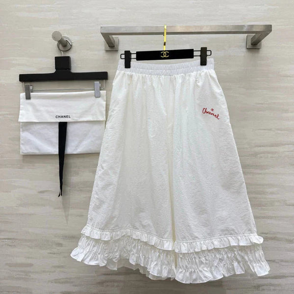 CC  2026 Wide-Leg Pants White Cotton 402322
