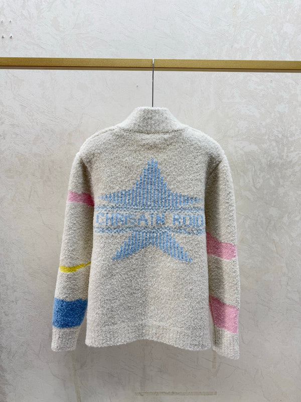 Dior Veste 2025 Laine mélange de couleurs Blanc